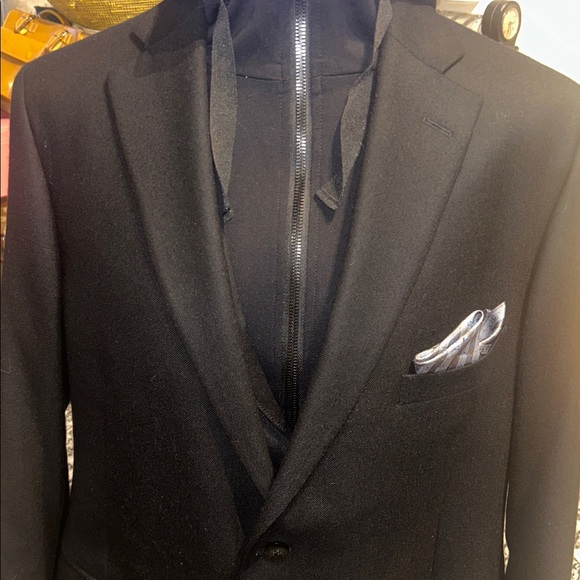 Paul Stewart Black Cashmere wool Blazer